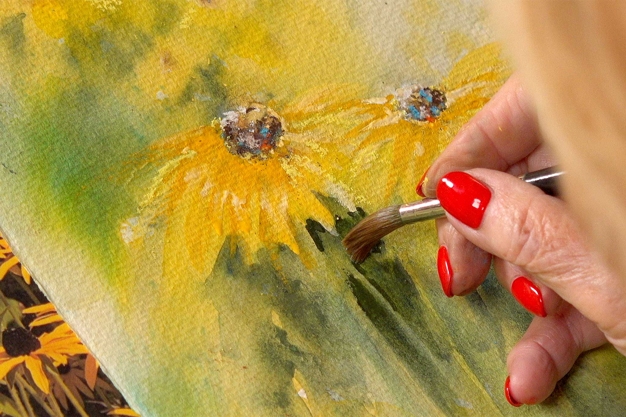 Black Eyed Susan : Pastel Enhancement