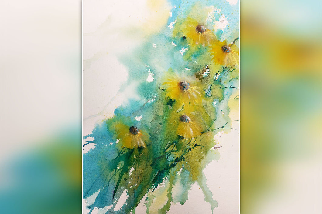 Black Eyed Susan : Pastel Enhancement